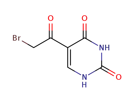 Molecular Structure of 34034-07-6 (5-(BROMOACETYL)URACIL)