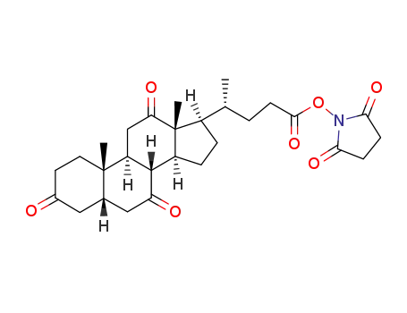 (R)-4-((5S,8R,9S,10S,13R,14S,17R)-10,13-Dimethyl-3,7,12-trioxo-hexadecahydro-cyclopenta[a]phenanthren-17-yl)-pentanoic acid 2,5-dioxo-pyrrolidin-1-yl ester