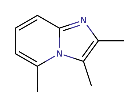 Molecular Structure of 34165-19-0 (2,3,5-Trimethylimidazo(1,2-a)-pyridin)
