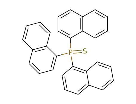 Molecular Structure of 3411-49-2 (trinaphthalen-1-ylphosphane sulfide)