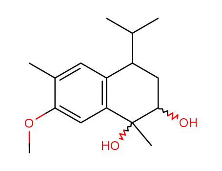 1,2,3,4-tetrahydro-1,2-dihydroxy-4-isopropyl-7-methoxy-1,6-dimethylnaphthalene