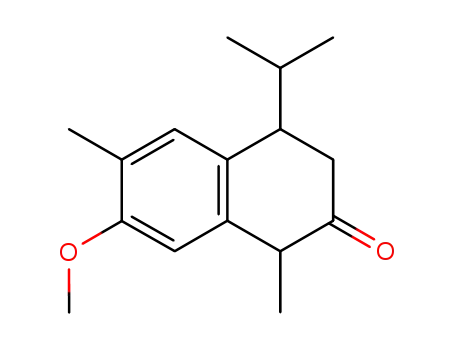 1,2,3,4-Tetrahydro-4-isopropyl-7-methoxy-1,6-dimethyl-2-naphthalenone