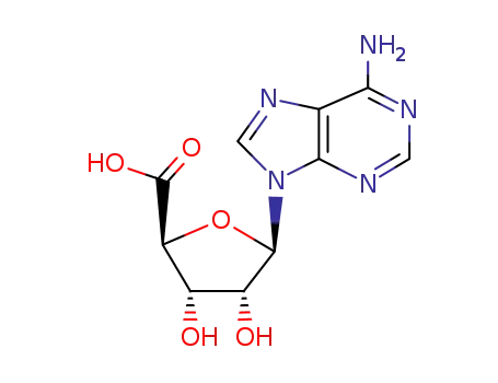 Molecular Structure of 3415-09-6 (ADENOSINE-5'-CARBOXYLIC ACID)