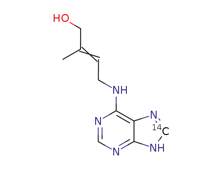 Molecular Structure of 33935-69-2 (ZEATIN-8-14C)