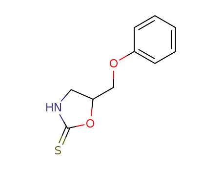 Molecular Structure of 3414-49-1 (5-(phenoxymethyl)-1,3-oxazolidine-2-thione)