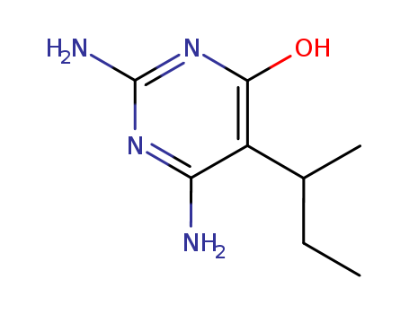 4(1H)-Pyrimidinone,2,6-diamino-5-(1-methylpropyl)- (9CI) cas  3414-08-2