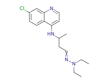 Molecular Structure of 34033-30-2 (7-chloro-N-[4-(diethylhydrazinylidene)butan-2-yl]quinolin-4-amine)