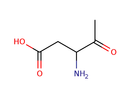 Molecular Structure of 34138-26-6 (Pentanoic acid, 3-amino-4-oxo- (9CI))