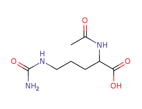 Molecular Structure of 33965-42-3 (N-Acetyl-L-citrulline)