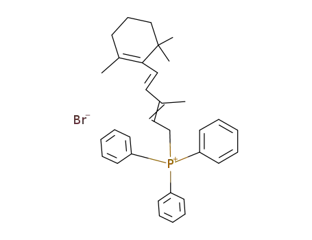 [(2E,4E)-3-Methyl-5-(2,6,6-trimethyl-cyclohex-1-enyl)-penta-2,4-dienyl]-triphenyl-phosphonium; bromide