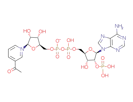 Molecular Structure of 341-67-3 (3-acetylpyridine-adenine dinucleotide phosphate)