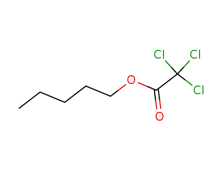 Molecular Structure of 33972-81-5 (pentyl 2,2,2-trichloroacetate)
