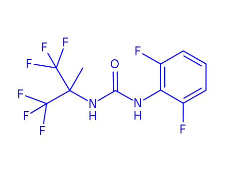 1-(2,6-difluorophenyl)-3-(2,2,2-trifluoro-1-methyl-1-trifluoromethylethyl)-urea