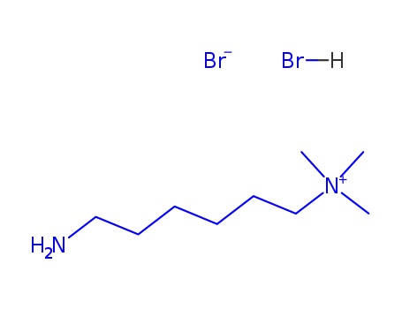 Molecular Structure of 33968-67-1 (6-AMino-N,N,N-triMethyl-1-hexanaMiniuM BroMide HydrobroMide)