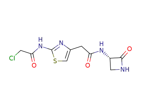 (3S)-3-<2-(2-chloroacetamidothiazol-4-yl)acetamido>-2-azetidinone