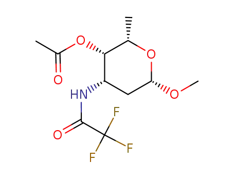 methyl 4-O-acetyl-2,3,6-tridesoxy-3-(trifluoroacetamido)-β-L-lyxo-hexopyranoside
