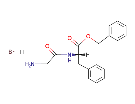Molecular Structure of 87004-75-9 (<i>N</i>-glycyl-L-phenylalanine benzyl ester; hydrobromide)