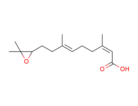 (2Z,6E)-10,11-epoxy-3,7,11-trimethyldodeca-2,6-dienoic acid