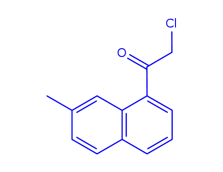 Molecular Structure of 343778-44-9 (Ethanone, 2-chloro-1-(7-methyl-1-naphthalenyl)- (9CI))