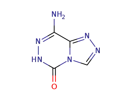 Molecular Structure of 344294-79-7 (1,2,4-Triazolo[4,3-d][1,2,4]triazin-5(6H)-one,8-amino-(9CI))