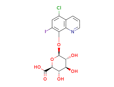 b-D-Glucopyranosiduronic acid,5-chloro-7-iodo-8-quinolinyl (9CI)