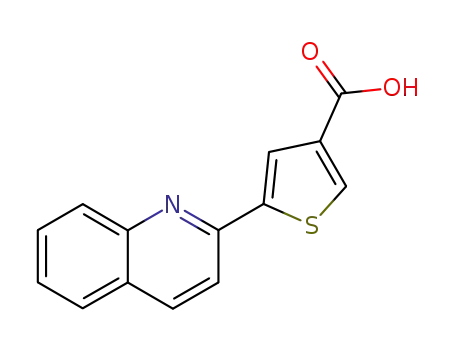 5-quinolin-2-yl-thiophene-3-carboxylic acid