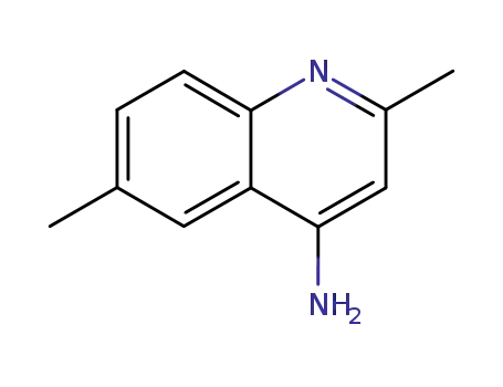 Molecular Structure of 342618-57-9 (4-AMINO-2,6-DIMETHYLQUINOLINE)