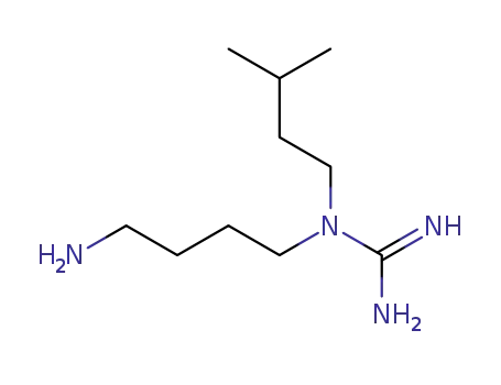 Molecular Structure of 34420-04-7 (1-(4-Aminobutyl)-1-isopentylguanidine)