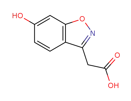 Molecular Structure of 34173-06-3 (6-Hydroxy-1,2-benzisoxazole-3-acetic acid)