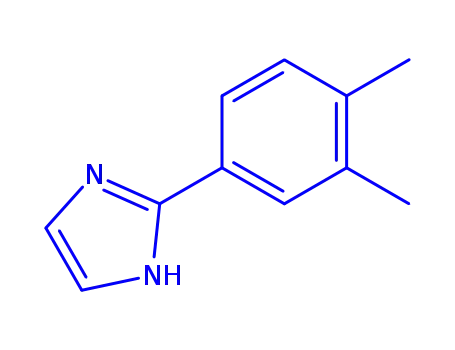 Molecular Structure of 343771-00-6 (1H-Imidazole,  2-(3,4-dimethylphenyl)-)