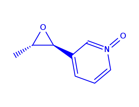 피리딘, 3-(3-메틸옥시라닐)-, 1-옥사이드(9CI)