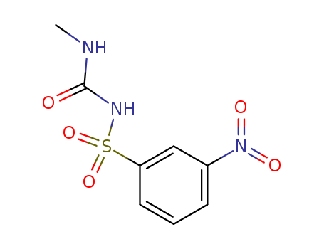 Benzenesulfonamide,N-[(methylamino)carbonyl]-3-nitro- cas  34261-82-0