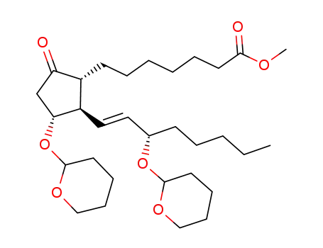 11,15-bis-O-(tetrahydropyran-2-yl)PGE<sub>1</sub> methyl ester
