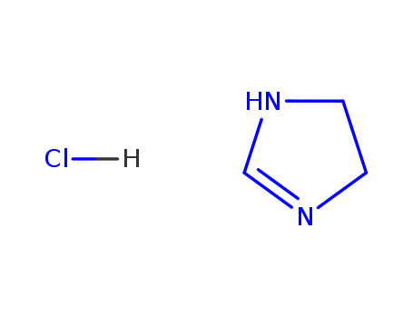 Molecular Structure of 34301-57-0 (4,5-dihydro-1H-imidazole hydrochloride (1:1))