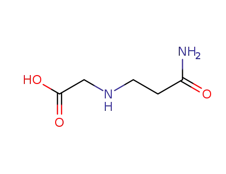Molecular Structure of 34299-32-6 (N-2-Carbamoylethylglycine)