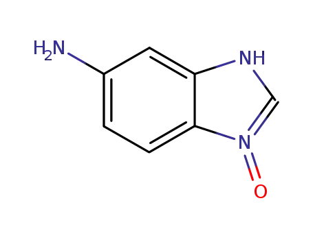 Molecular Structure of 117131-32-5 (1H-Benzimidazol-6-amine,3-oxide(9CI))
