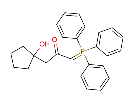 1-(1-Hydroxy-cyclopentyl)-3-(triphenyl-λ<sup>5</sup>-phosphanylidene)-propan-2-one