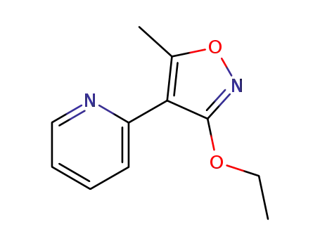 Pyridine, 2-(3-ethoxy-5-methyl-4-isoxazolyl)- (9CI)