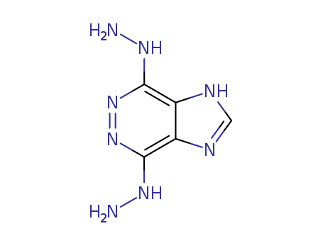 1H-Imidazo[4,5-d]pyridazine,4,7-dihydrazinyl- cas  3438-78-6