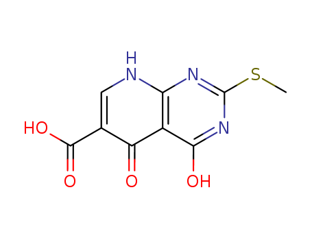 Pyrido[2,3-d]pyrimidine-6-carboxylicacid, 3,4,5,8-tetrahydro-2-(methylthio)-4,5-dioxo- cas  34259-41-1
