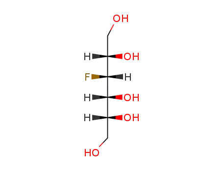 Molecular Structure of 34339-82-7 (3-DEOXY-3-FLUORO-D-GLUCITOL)