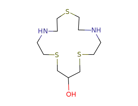 Molecular Structure of 343372-29-2 (1,7,13-Trithia-4,10-diazacyclohexadecan-15-ol)
