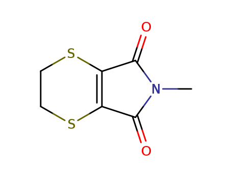 5H-1,4-Dithiino[2,3-c]pyrrole-5,7(6H)-dione,2,3-dihydro-6-methyl-