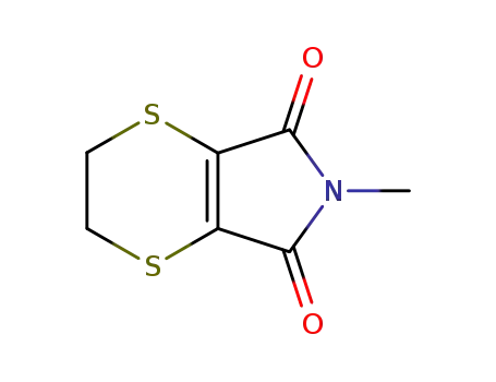 Molecular Structure of 34419-05-1 (N-METHYL-3,6-DITHIA-3,4,5,6-TETRAHYDROPHTHALIMIDE)