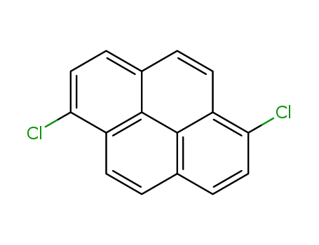 Molecular Structure of 89315-21-9 (1,6-dichloropyrene)