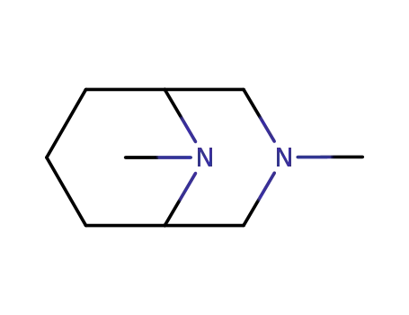 Molecular Structure of 3431-14-9 (3,9-Diazabicyclo[3.3.1]nonane,3,9-dimethyl-(6CI,7CI,9CI))