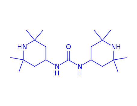 Molecular Structure of 34402-56-7 (1,3-bis(2,2,6,6-tetramethyl-4-piperidyl)urea)