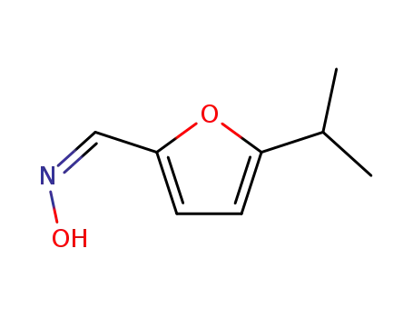 Molecular Structure of 89114-49-8 (2-Furancarboxaldehyde,5-(1-methylethyl)-,oxime,(Z)-(9CI))