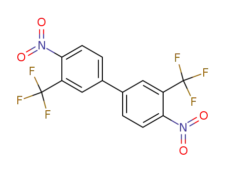 Molecular Structure of 363-95-1 (3,3'-BIS(TRIFLUOROMETHYL)-4,4'-DINITROBIPHENYL)