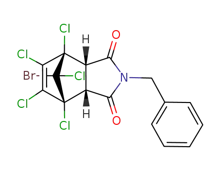 N-Benzyl-7-bromo-1,4,5,6,7-pentachlorobicyclo<2.2.1>hept-5-ene-2,3-dicarboximide